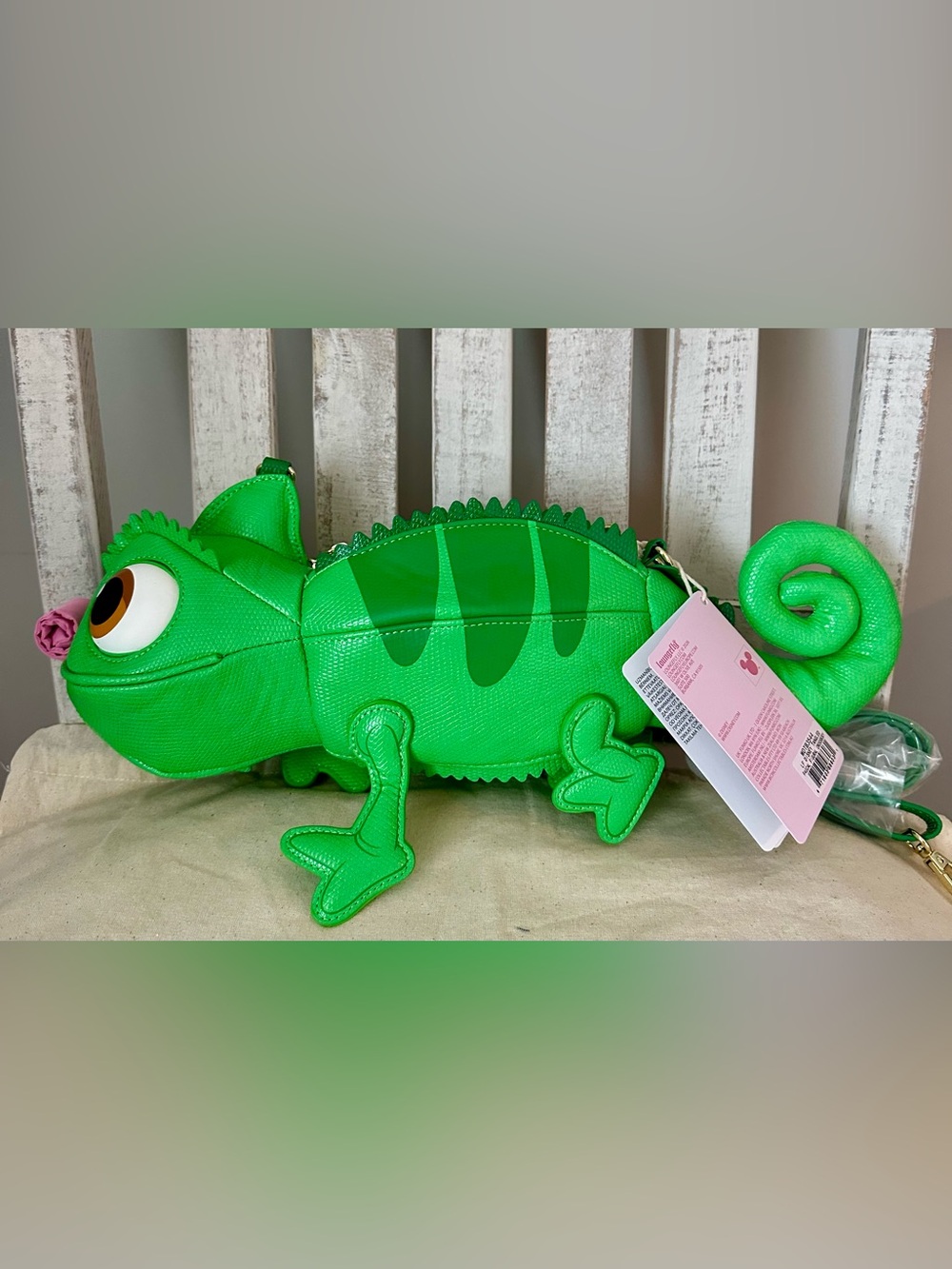 Loungefly Disney Tangled Pascal Figural Crossbody Bag - Picture 2 of 8